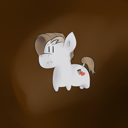 Size: 3000x3000 | Tagged: safe, artist:heart-pallette, artist:heartpallete, oc, oc only, oc:mocha cup, cute, smolpone, solo