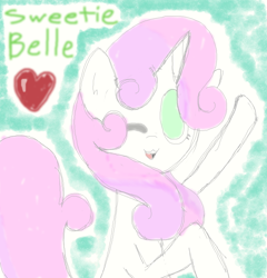 Size: 792x825 | Tagged: safe, artist:blaappy, sweetie belle, cute, cutie mark, solo