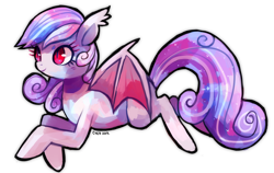 Size: 1280x808 | Tagged: safe, artist:cherivinca, oc, oc only, bat pony, pony, solo