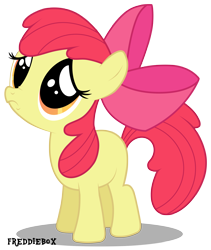 Size: 2529x3000 | Tagged: safe, artist:brony-works, apple bloom, adorabloom, cute, frown, looking up, nose wrinkle, sad, simple background, solo, transparent background, vector