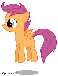 Size: 2278x3000 | Tagged: safe, artist:brony-works, scootaloo, simple background, solo, transparent background, vector