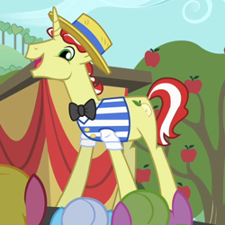 Size: 600x600 | Tagged: safe, screencap, cherry berry, daisy, flim, flower wishes, linky, shoeshine, the super speedy cider squeezy 6000