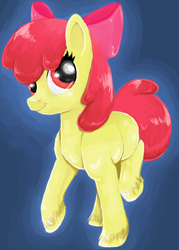 Size: 600x840 | Tagged: safe, artist:mlpdarksparx, apple bloom, cute, solo, unshorn fetlocks