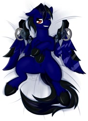 Size: 762x1048 | Tagged: safe, artist:h-stallionwolf, oc, oc only, oc:arctic midnight, pegasus, pony, body pillow, body pillow design, cute, male, solo, stallion