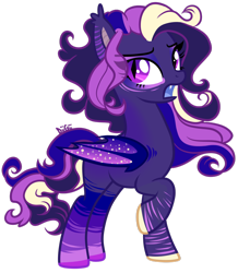 Size: 1024x1174 | Tagged: safe, artist:diigii-doll, oc, oc only, oc:skyline nova, bat pony, pony, solo