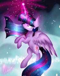 Size: 6000x7600 | Tagged: safe, artist:princess-liliana, twilight sparkle, twilight sparkle (alicorn), alicorn, pony, absurd resolution, female, magic, mare, solo