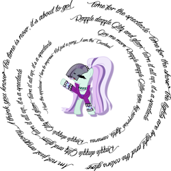 Size: 3153x3158 | Tagged: safe, edit, coloratura, the mane attraction, countess coloratura, lyrics, solo, the spectacle