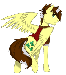 Size: 760x855 | Tagged: safe, artist:jeshh, artist:lining1306, oc, oc only, oc:silver lining, pegasus, pony, clothes