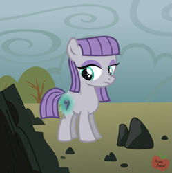 Size: 1385x1388 | Tagged: safe, artist:pony-paint, maud pie, cutiespark, filly, rock farm, show accurate, solo, wrong cutie mark