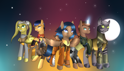 Size: 2100x1200 | Tagged: safe, artist:mutant-girl013, ezra bridger, hera syndulla, kanan jarrus, ponified, sabine wren, star wars, star wars rebels, zeb orrelios