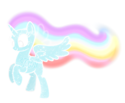 Size: 800x659 | Tagged: safe, artist:katsuforov-chan, artist:okamiiaoi, artist:shiiazu, artist:twiily-bases, alicorn, pony, equestria girls, rainbow rocks, equestria girls ponified, ponified, rainboom bursto!, rainbow lumen, simple background, solo, the avatar of friendship, transparent background