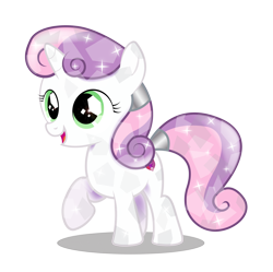 Size: 3596x3575 | Tagged: safe, artist:infinitewarlock, part of a set, sweetie belle, crusaders of the lost mark, crystallized, cutie mark, simple background, solo, the cmc's cutie marks, transparent background, vector