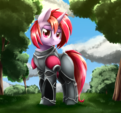 Size: 2529x2344 | Tagged: safe, artist:otakuap, oc, oc only, oc:dawnfire, pony, unicorn, armor, female, mare, solo