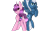 Size: 1024x640 | Tagged: safe, artist:pinkamena-diane-jack, night glider, sugar belle, pony, mane