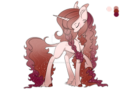 Size: 1024x737 | Tagged: safe, artist:pvrii, oc, oc only, oc:odette, simple background, solo, transparent background, unshorn fetlocks, watermark