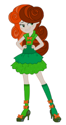 Size: 4500x8503 | Tagged: safe, edit, bon bon, sweetie drops, equestria girls, life is a runway, absurd resolution, human coloration, natural hair color, realism edits