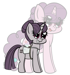 Size: 1000x1068 | Tagged: safe, artist:chibi95, sugar belle, the cutie map, equal cutie mark, equalized, self ponidox, simple background, solo, transparent background