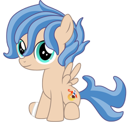 Size: 5176x5000 | Tagged: safe, oc, oc only, oc:rocket tier, pony, unicorn, absurd resolution, bandage, colt, cute, equestria daily, equestria daily mascots, freckles, looking at you, male, mascot, sitting, tail wrap