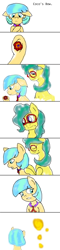 Size: 888x3678 | Tagged: safe, charity kindheart, coco pommel, ghost, 1000 hours in ms paint, comic, flockmod, implied death, ms paint, story included