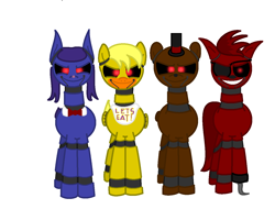 Size: 1280x1024 | Tagged: safe, artist:plion, derpibooru import, crossover, fanart, five nights at freddy's