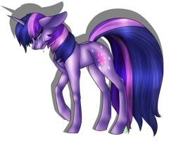 Size: 2300x2000 | Tagged: safe, artist:immagoddampony, twilight sparkle, crying, sad, solo