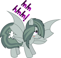 Size: 5243x5000 | Tagged: safe, artist:shadowglider2236, marble pie, bat pony, pony, absurd resolution, bat ponified, race swap, solo