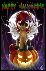 Size: 1024x1579 | Tagged: safe, artist:crimson-mane, oc, oc only, cute, halloween, solo