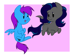 Size: 1280x979 | Tagged: safe, artist:estrill, oc, oc only, bat pony, pegasus, pony, flying, night