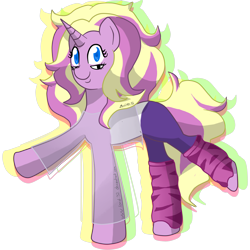 Size: 5000x5000 | Tagged: safe, artist:lord-32, absurd resolution, fusion, ponified, rainbow quartz (steven universe), solo, steven universe