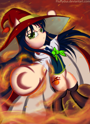 Size: 1636x2248 | Tagged: safe, artist:fluffydus, derpibooru import, ponified, solo, witchcraft works