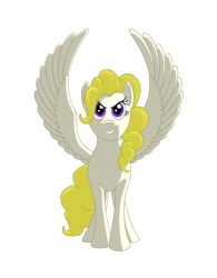 Size: 1496x1920 | Tagged: safe, alternate version, artist:nebulastar985, surprise, mischievous, solo, spread wings