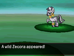 Size: 256x192 | Tagged: safe, artist:dmn666, zecora, zebra, crossover, pixel art, pokémon, ponymon, solo