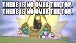 Size: 1280x720 | Tagged: safe, screencap, coloratura, the mane attraction, countess coloratura, disco fever, discovery family logo, image macro, lady gaga, meme, smooth move, spectrum shades, the simpsons