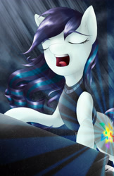 Size: 3300x5100 | Tagged: safe, artist:spiritofthwwolf, coloratura, the mane attraction, absurd resolution, eyes closed, singing, solo