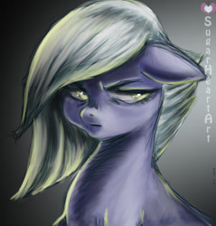 Size: 778x815 | Tagged: safe, artist:sugarheartart, limestone pie, bust, portrait, solo, speedpaint