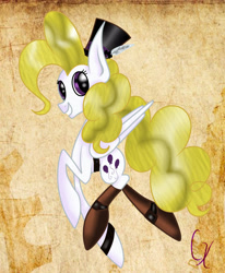 Size: 2841x3456 | Tagged: safe, artist:surprisehouse3338, surprise, g1, clothes, g1 to g4, generation leap, hat, solo, stockings, top hat