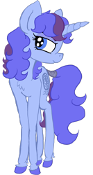 Size: 573x1071 | Tagged: safe, artist:paskanaakka, oc, oc only, oc:midnight dew, pony, unicorn, 2017 community collab, derpibooru community collaboration, grumpy, simple background, solo, tail wrap, transparent background, unshorn fetlocks