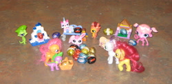 Size: 2586x1271 | Tagged: safe, artist:cheerbearsfan, apple bloom, scootaloo, spike, sweetie belle, rabbit, blind bag, brushable, chocolate, chocolate egg, crossover, cutie mark crusaders, food, irl, lego, lego friends, littlest pet shop, minka mark, photo, picnic basket, russell ferguson, the lego movie, toy, unikitty, vinnie terrio