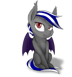 Size: 1871x1990 | Tagged: safe, artist:apple-crumbler, oc, oc only, bat pony, pony, solo