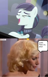 Size: 596x960 | Tagged: safe, screencap, coloratura, human, the mane attraction, crying, lady gaga, live action, meme, rara, that's my pony, that's my x