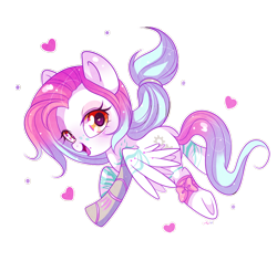 Size: 1000x945 | Tagged: safe, artist:ipun, oc, oc only, oc:silver, cyborg, pegasus, pony, amputee, blushing, female, mare, prosthetic limb, prosthetics, simple background, solo, transparent background