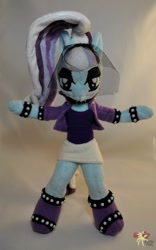 Size: 1024x1641 | Tagged: safe, artist:ketika, coloratura, anthro, anthro plushie, boots, clothes, countess coloratura, irl, photo, plushie, skirt, solo, veil