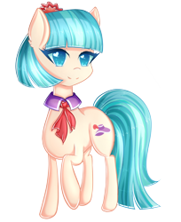 Size: 1280x1569 | Tagged: safe, artist:fluffymaiden, coco pommel, raised hoof, simple background, smiling, solo, transparent background