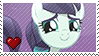 Size: 99x56 | Tagged: safe, artist:marlenesstamps, coloratura, the mane attraction, deviantart, deviantart stamp, picture for breezies, rara, solo