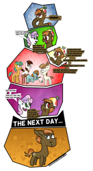 Size: 1646x3036 | Tagged: safe, artist:sneshneeorfa, button mash, featherweight, pipsqueak, snails, snips, sweetie belle, chins, comic, cutie mark, handsome