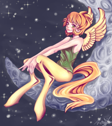 Size: 2000x2249 | Tagged: safe, artist:terrifx, oc, oc only, oc:ace, satyr, moon, offspring, parent:spitfire