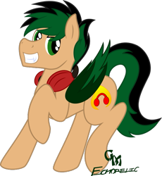 Size: 607x660 | Tagged: safe, artist:koonzypony, oc, oc only, oc:melting, bat pony, pony, collaboration, bat pony oc, simple background, smirk, solo, transparent background, vector