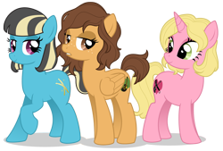 Size: 2740x1856 | Tagged: safe, artist:lostinthetrees, oc, oc only, earth pony, pegasus, pony, unicorn