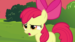 Size: 1280x720 | Tagged: safe, derpibooru import, screencap, apple bloom, twilight time, solo