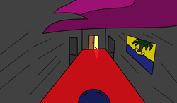 Size: 1554x908 | Tagged: safe, artist:amateur-draw, doors, first pony view, hallway, paint, painting